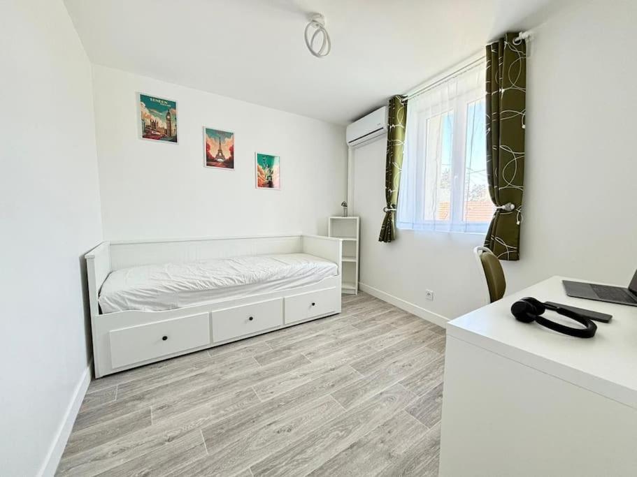 Sejour Magique Proche Aeroport Cdg Asterix Disney Et Paris Maison Toutes Commodites, Terrasse, Wifi, Clim, Lave Vaisselle 圣马尔 外观 照片